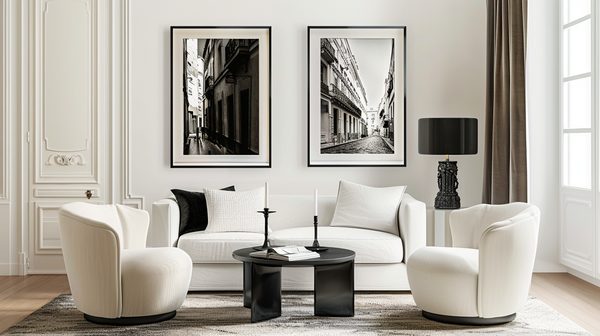 Décorez votre intérieur avec des toiles en noir et blanc